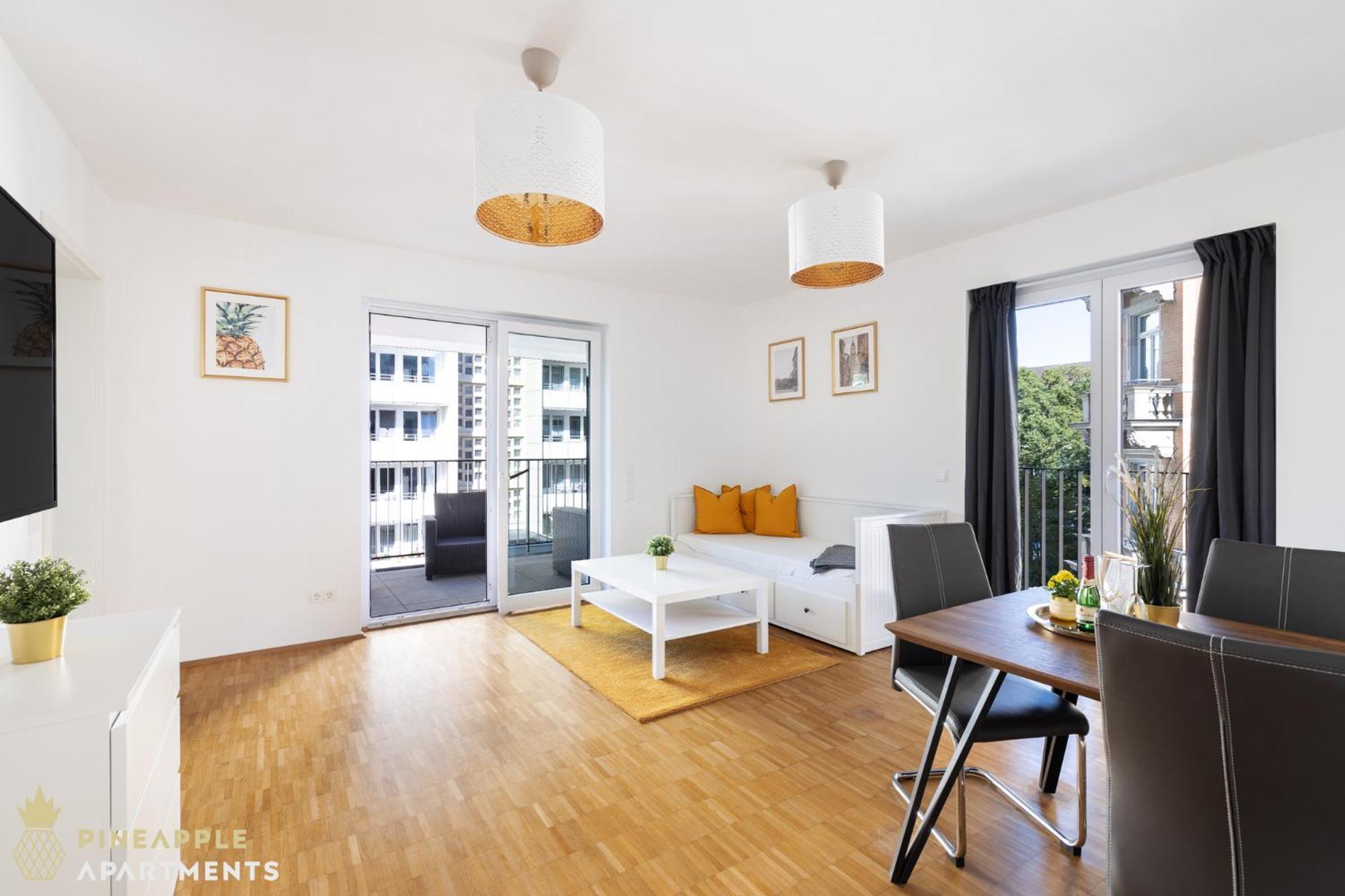 Pineapple Apartments Dresden Zwinger I - 80 Qm - 1X Free Parking Bagian luar foto